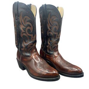 Durango Boot LM504 Men's Size 8D Black Brown Western Cowboy Boots